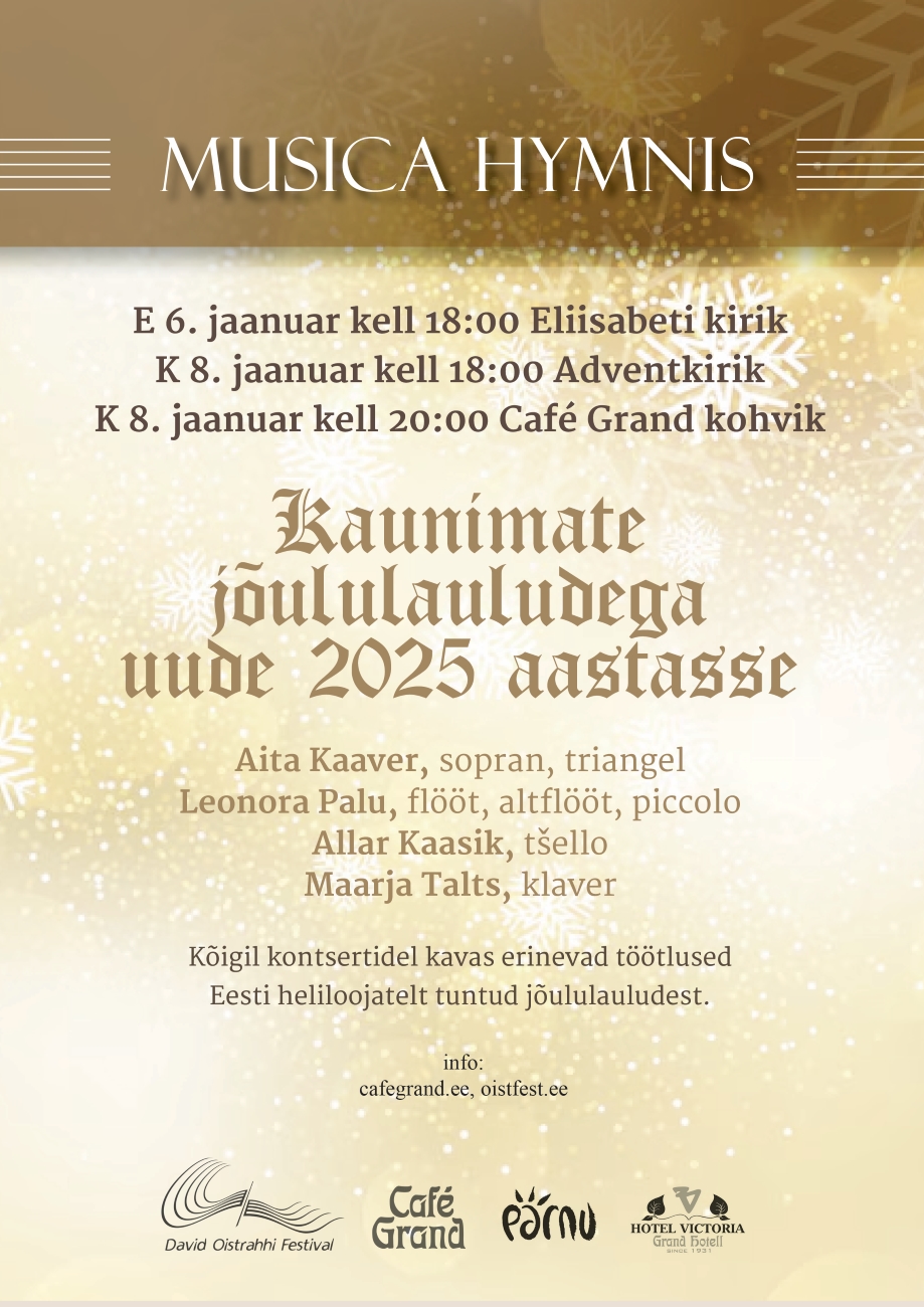 Kaunimad jõululaulud 8.01.2025